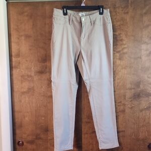 YMI Women's Beige Chino Pants - Straight Leg